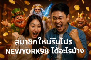 สมาชิกใหม่รับโปร NEWYORK98 ได้อะไรบ้าง
